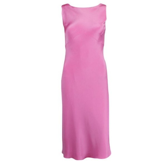 Melinda Eng Dresses & Skirts - Melinda Eng Pink Cowl Back Midi Dress Melinda Eng Dresses & Skirts - Melinda Eng Pink Cowl Back Midi Dress